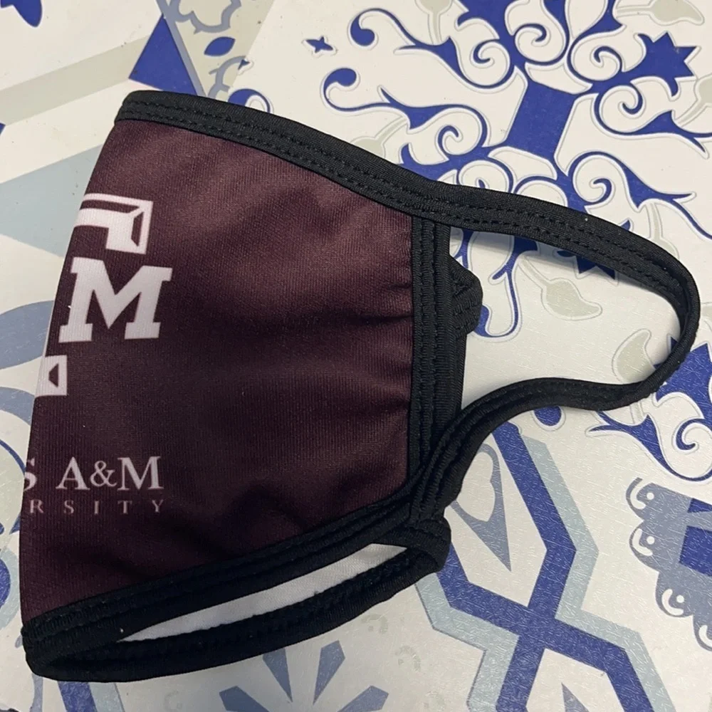 6/$20 New Texas A&M face mask